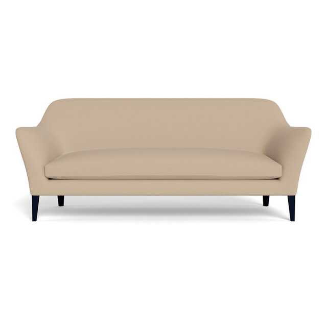 Heal's Wallis 4 Seater Sofa Capelo Linen-Cotton Bamboo Black Feet - image 1