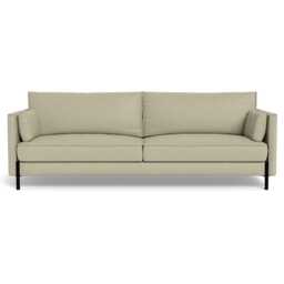 Heal's Tortona 4 Seater Sofa Cotton Grain Black Feet