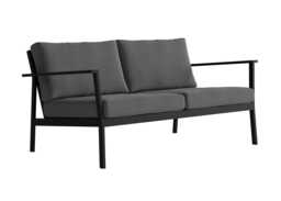 Case Eos Outdoor 2 Seater Sofa Black