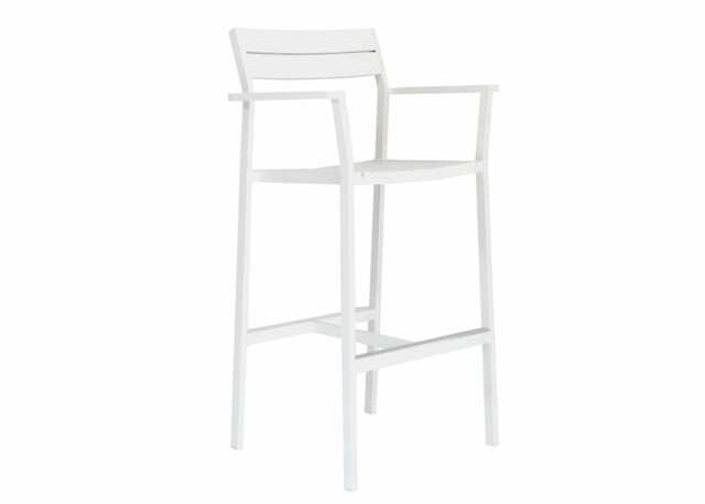 Case Eos Outdoor Counter Stool in White