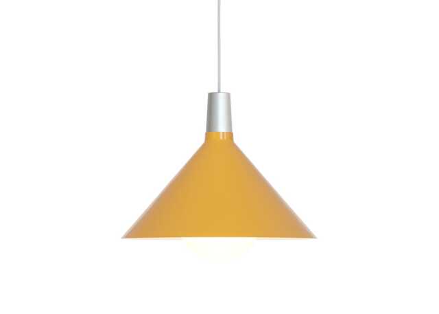 Tala Bower Pendant Light Medium Yellow & Sphere IV Bulb