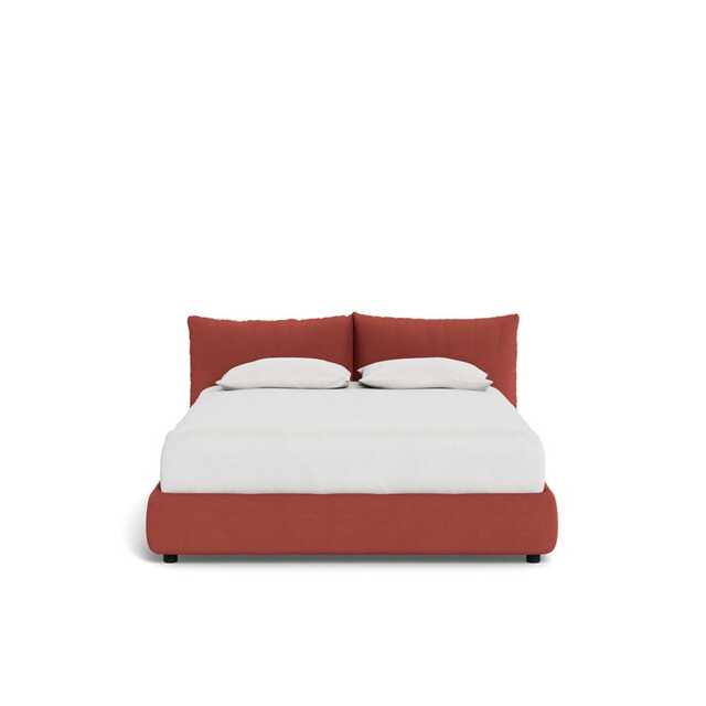 Heal's Pillow Storage Bed King Tundra Texture Rust