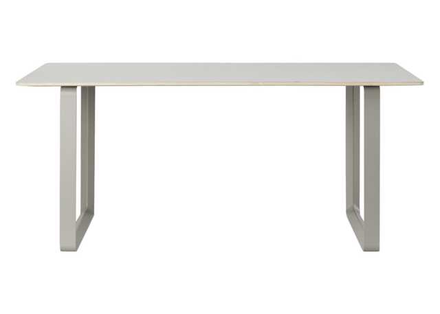 Muuto 70/70 Table 170 x 85cm in Grey with Grey Legs