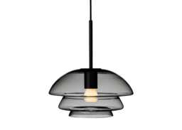 Hadeland Glassverk Archive 4006 Pendant Grey Black