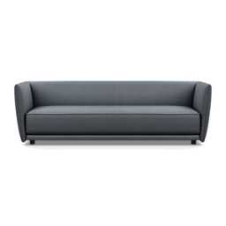 Heal's Valley 4 Seater Sofa Siena Cotton Shale Grey Walnut Stain Feet - thumbnail 1