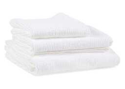 Heal's Organic Bath Towel White 70 x 140cm