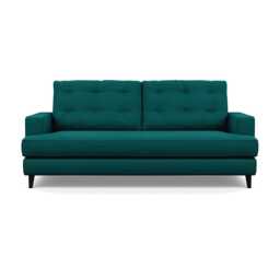 Heal's Mistral 3 Seater Sofa Brushed Cotton Pine Black Feet