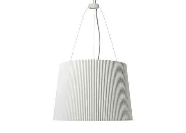 Kartell Ge' Pendant Light White Shade Gold Interior - image 1