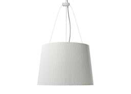 Kartell Ge' Pendant Light White Shade Gold Interior