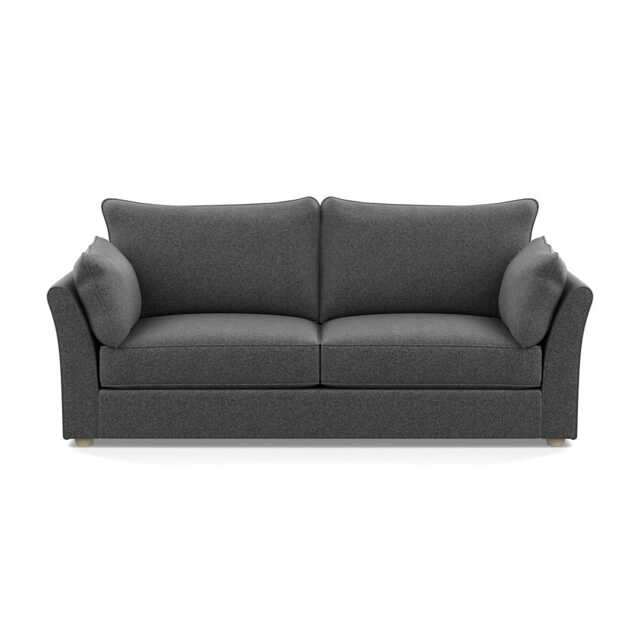 Heal's Tailor 4 Seater Sofa Melton Wool Granite Natural Beech Feet