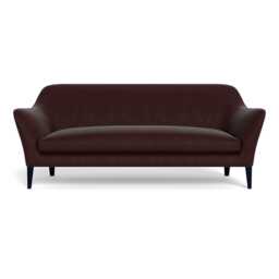 Heal's Wallis 4 Seater Sofa Smart Luxe Velvet Acorn Black Painted Oak Feet - thumbnail 1