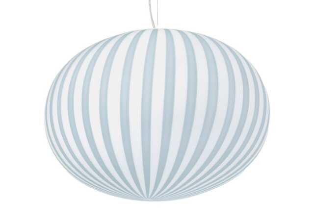 Established & Sons Filigrana S4 Ellipse Pendant Light White/Blue