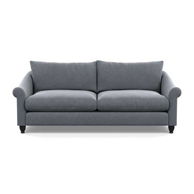 Heal's Devon 4 Seater Sofa Boucle Steel Black Feet