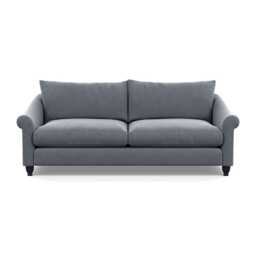 Heal's Devon 4 Seater Sofa Boucle Steel Black Feet