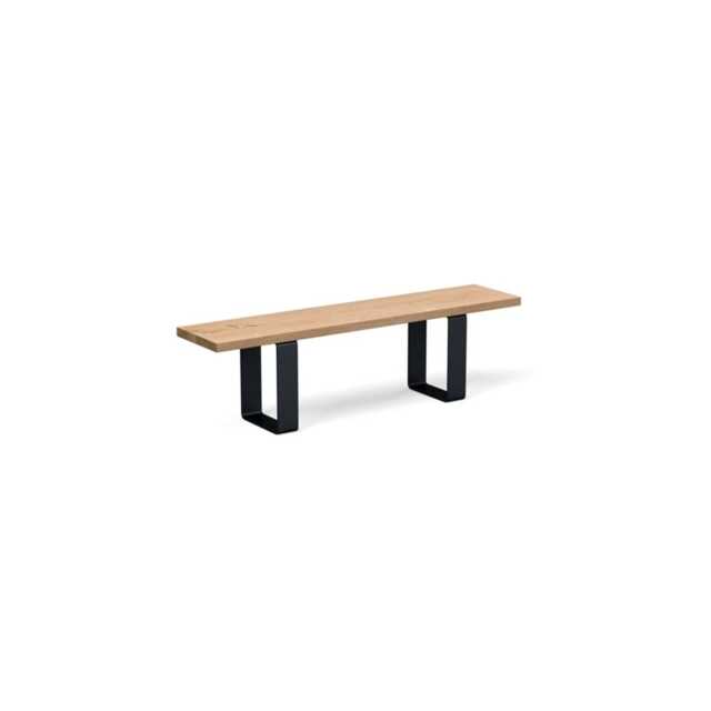 Heal's Prague Bench 240x35cm Blonde Oiled Oak Straight Edge Not Filled