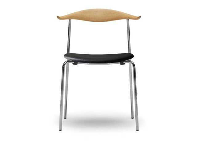 Carl Hansen & Son CH88P Oiled Oak Stainless Steel Frame Thor 301 Seat