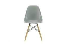 Vitra Eames Fibreglass Chair DSW Eames Sea Foam Green 65 Ash Honey Tone 05 Glides
