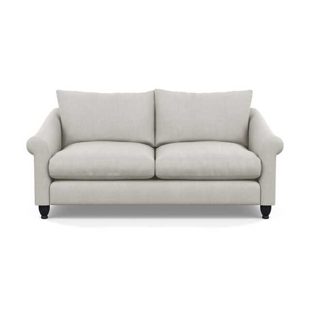 Heal's Devon 3 Seater Capelo Linen-Cotton Sea Salt Black Stain Beech Feet
