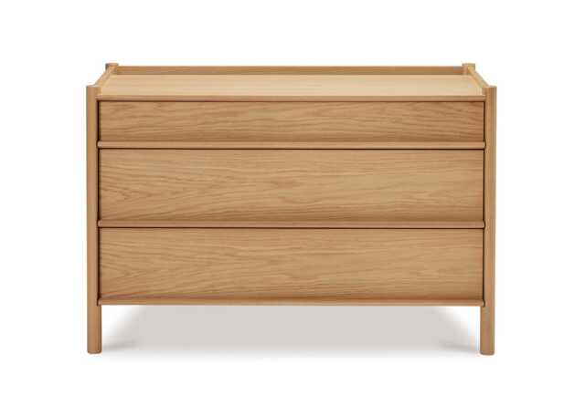 Case Pala 3 Drawers Chest Oak