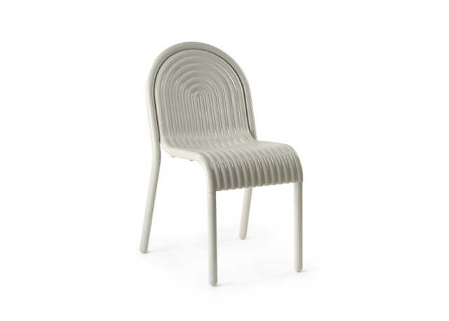 Tom Dixon Groove Outdoor Dining Chair Putty
