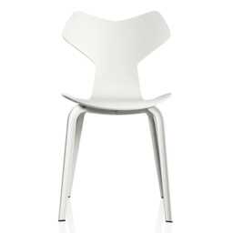 Fritz Hansen Grand Prix Side Chair 4130 Black Ash 195 Wood Legs - thumbnail 2