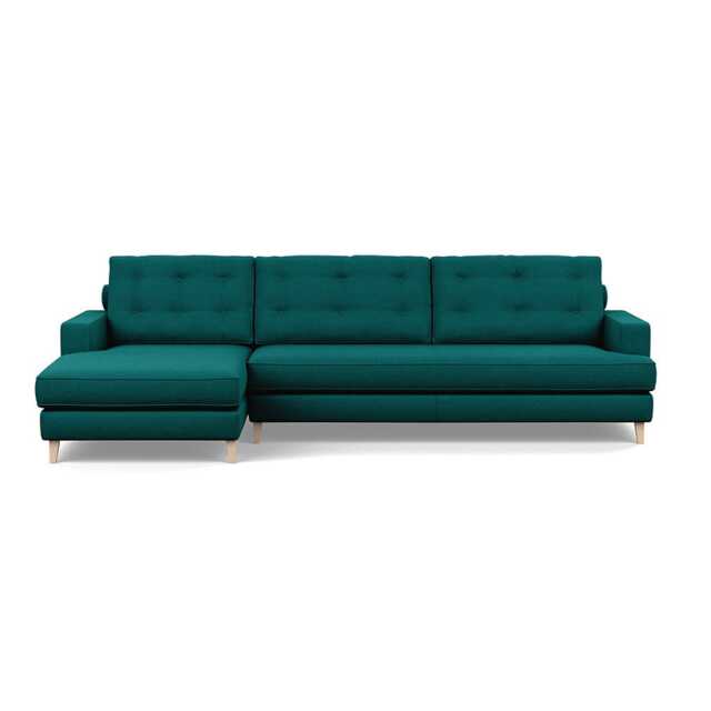 Heal's Mistral Left Hand Facing Corner Sofa Brushed Cotton Pine Natural Feet