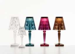 Kartell Big Battery LED Portable Table Lamp Light Blue - thumbnail 2