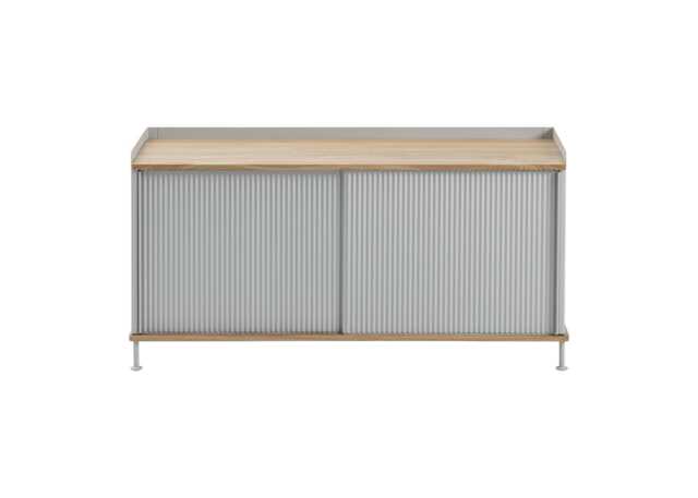 Muuto Enfold Low Sideboard Grey and Oak - image 1
