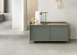 Muuto Enfold Low Sideboard Grey and Oak - thumbnail 2