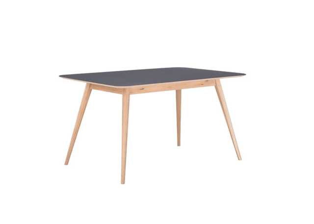 Gazzda Stafa Dining Table Nero Linoleum 220x90x75cm