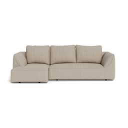 Heal's Morven Left Hand Facing Corner Chaise Sofa Broad Weave Putty