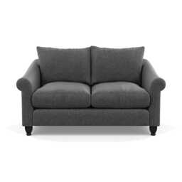 Heal's Devon 2 Seater Melton Wool Granite Black Stain Beech Feet - thumbnail 1