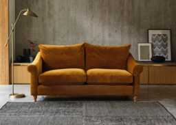 Heal's Devon 2 Seater Melton Wool Granite Black Stain Beech Feet - thumbnail 2