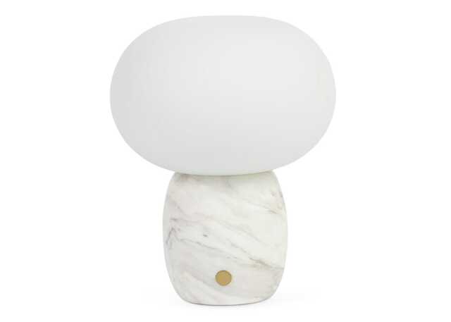 Heal's Pebble LED Portable Table Lamp White Marble