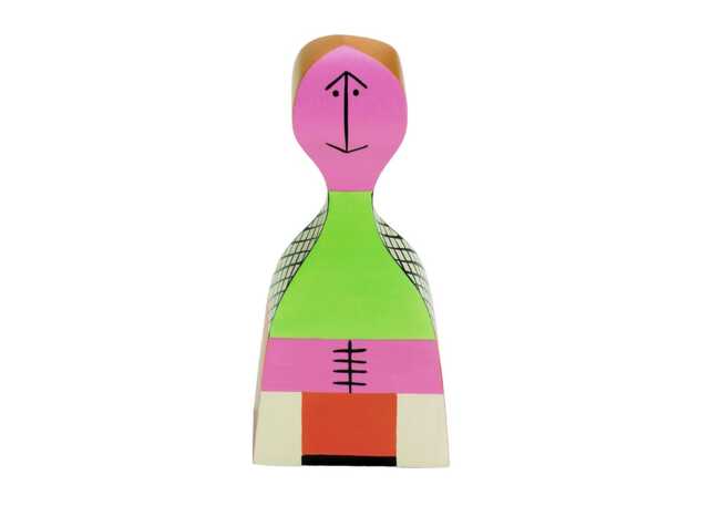 Vitra Girard Wooden Doll No. 19 Happy Green Top