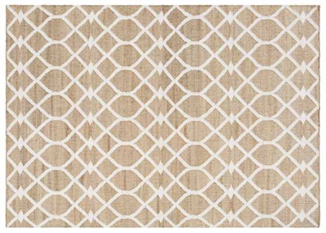 GAN Rodas Kilim Rug 150 X 200CM White