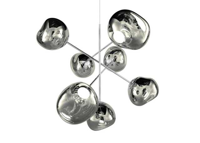 Tom Dixon Melt LED Chandelier Chrome Large