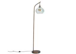 Heal's Bolha Floor Lamp Petrol & Bronze