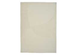 Linie Design Split Plains Rug White 170 x 240cm