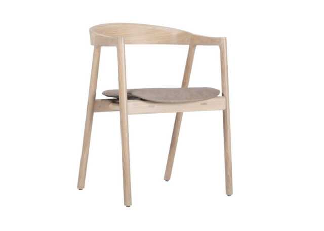 Gazzda Muna Chair Dakar Leather Stone