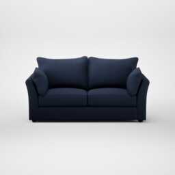 Heal's Tailor 3 Seater Sofa Smart Cotton Linen Indigo Walnut Stained Feet - thumbnail 2