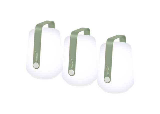 Fermob Balad Set of 3 Small Outdoor Lamps Cactus