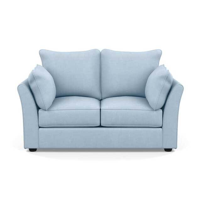 Heal's Tailor 2 Seater Sofa Capelo Linen-Cotton Sea Shanty Black Feet - image 1