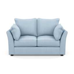 Heal's Tailor 2 Seater Sofa Capelo Linen-Cotton Sea Shanty Black Feet - thumbnail 1