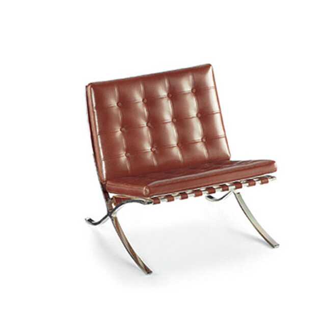 Vitra Miniature Chair Barcelona Brown Van Der Rohe
