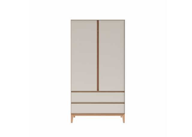 Heal's Lars Double Wardrobe in Cashmere and Oak - image 1