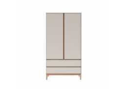 Heal's Lars Double Wardrobe in Cashmere and Oak - thumbnail 1