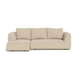 Heal's Morven Left Hand Facing Corner Chaise Sofa Brushed Cotton Oat