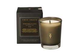 True Grace Manor Portobello Oud Scented Glass Candle