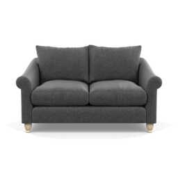 Heal's Devon 2 Seater Sofa Melton Wool Granite Natural Feet